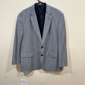 Brooks Brothers Mens 2 Button plaid 100% Wool Sport Coat Blazer Sz 48R